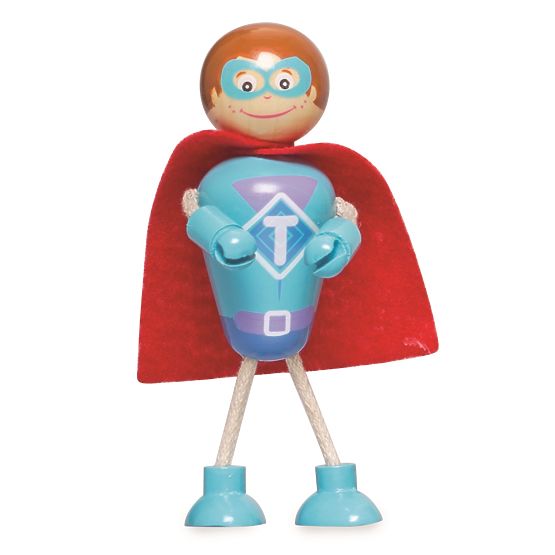 Tidlo Wooden Figures Superheroes