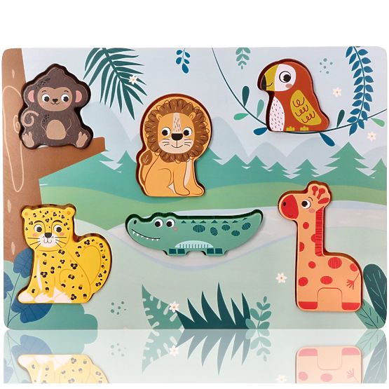 Touch Puzzle 3D Safari Animals