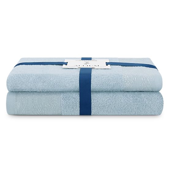 Towel ALLIUM Light Blue Classic Style 50x90+70x130 AmeliaHome