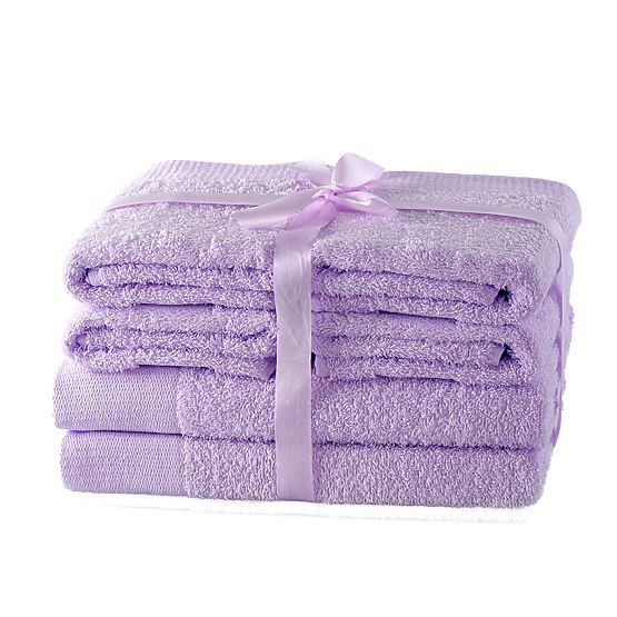 Towel AMARI - AMELIAHOME color lilac classic style 2*70x140+4*50x100 AmeliaHome