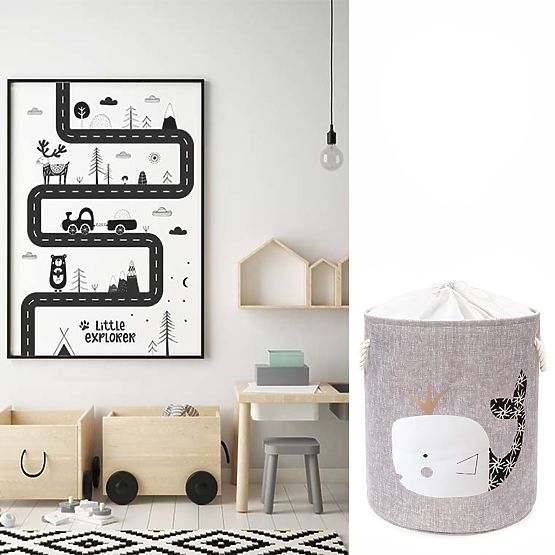 Toy Basket XL - Whale