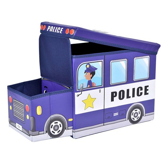Toy Box Police Car Blue