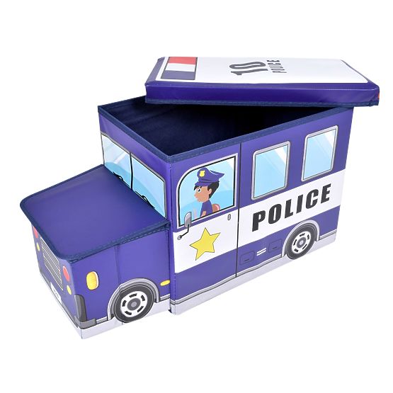 Toy Box Police Car Blue
