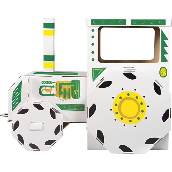Cardboard tractor