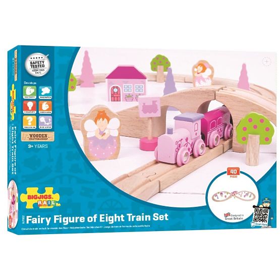 Train track for princesses - set of 40 elements