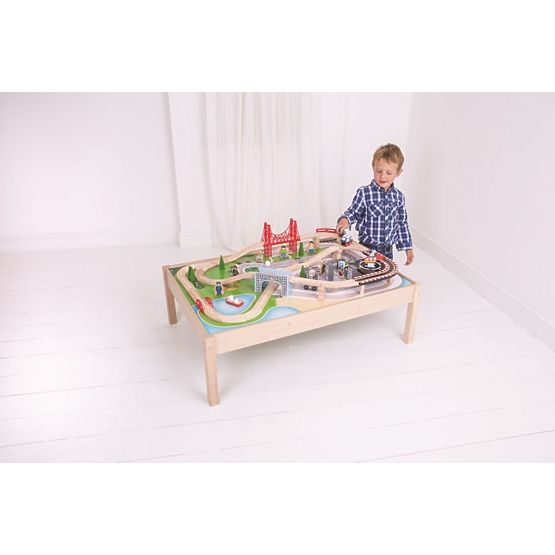 Train Track Play Table