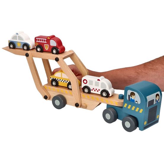 Transporter with Rescue Cars