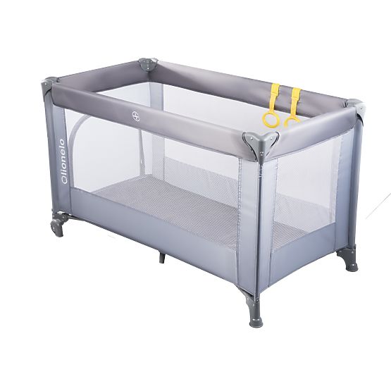Travel cot LIONELO Suzie - grey