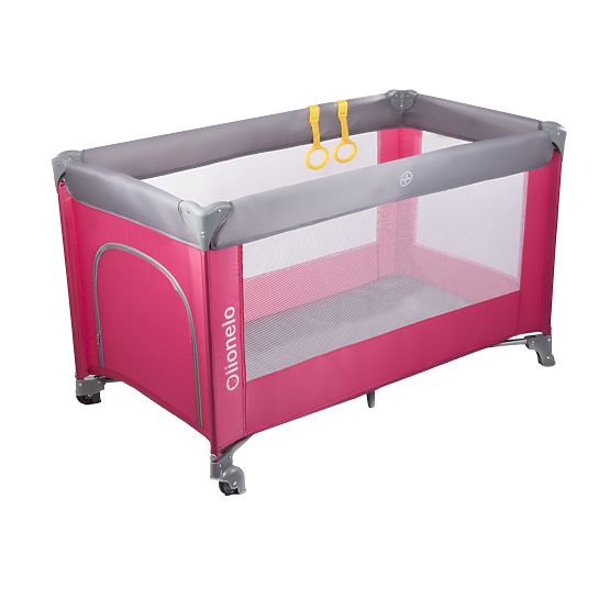 Travel cot LIONELO Suzie - pink