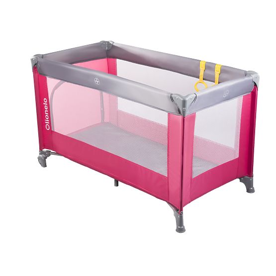 Travel cot LIONELO Suzie - pink