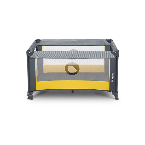 Travel cot Stefi - Yellow Lemon