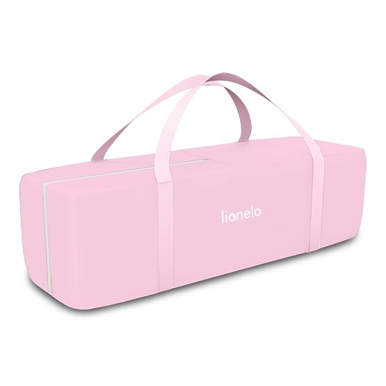 Travel cot with changing table - pink
