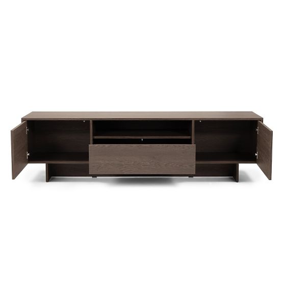 Two-Door TV Cabinet with Drawer Kanso, Baltic Storm Oak