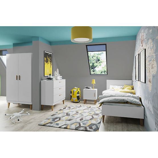 Wardrobe KUBI - White