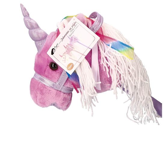 Unicorn on a Stick Lila Hobby Horse