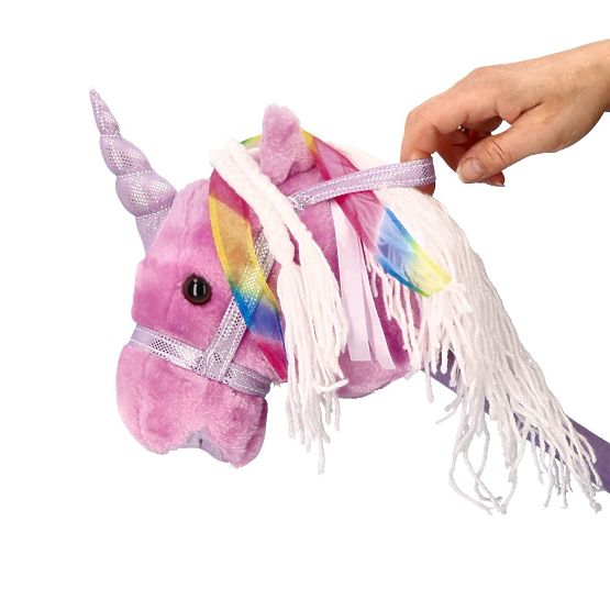 Unicorn on a Stick Lila Hobby Horse