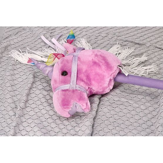 Unicorn on a Stick Lila Hobby Horse