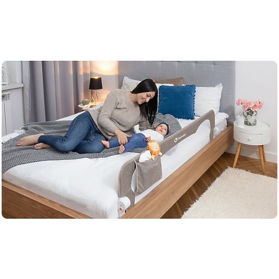 Universal bed barrier - beige