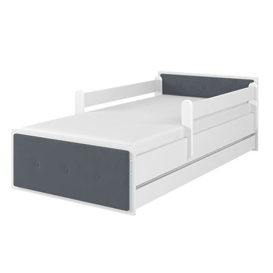 Upholstered Children's Bed MAX - Grey