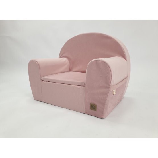Children's chair Velvet - pink