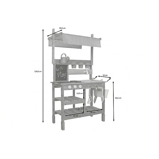 Outdoor Montessori Kitchen Ourbaby - Sandy