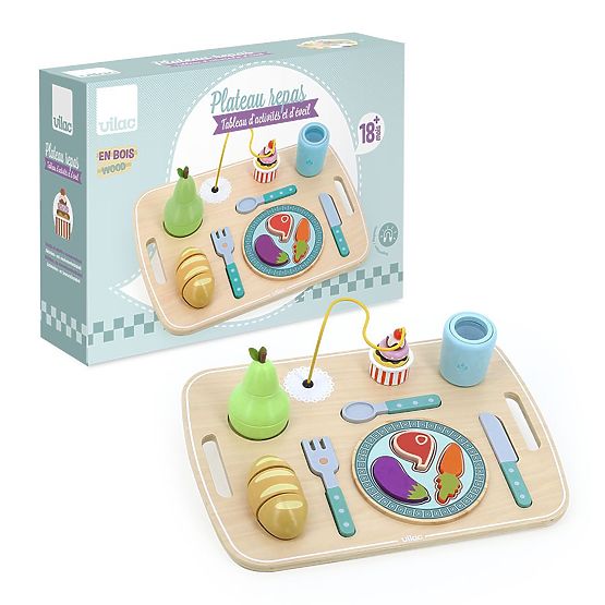 Vilac Activity Board Tray with Food