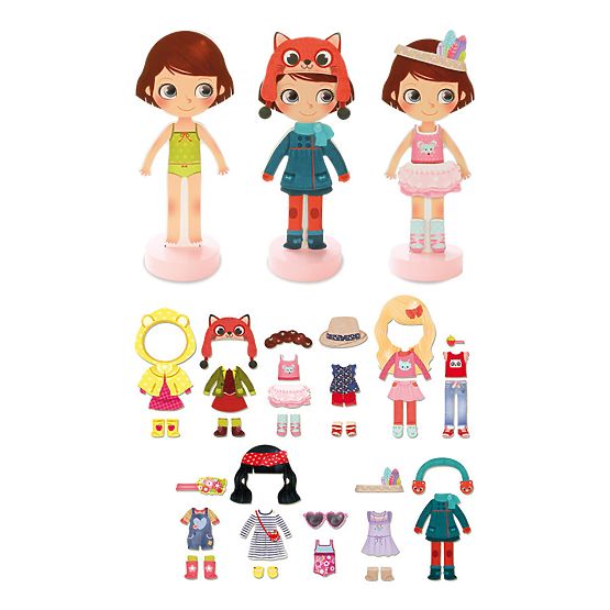Vilac Chloe Magnetic Dress Up Puzzle