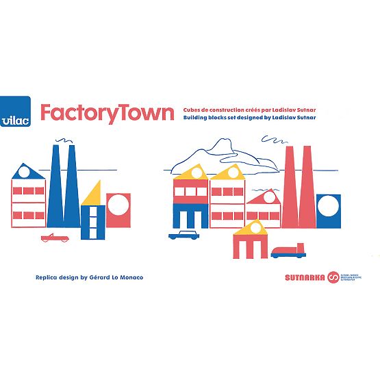 Vilac Factory Town Ladislav Sutnar