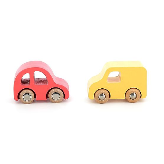 Vilac Set of 4 Wooden Cars City Vilacity