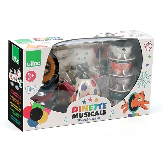 Vilac Tea Set with Sound and Animals