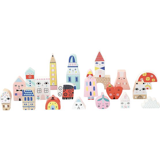 Vilac Wooden Blocks City House