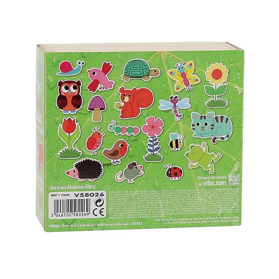 Vilac Wooden magnets garden 20 pcs
