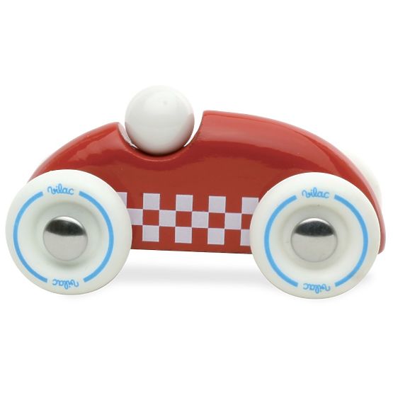 Vilac Wooden Mini Rally Car Red