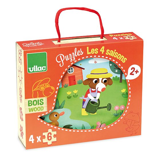 Vilac Wooden puzzle 4 seasons