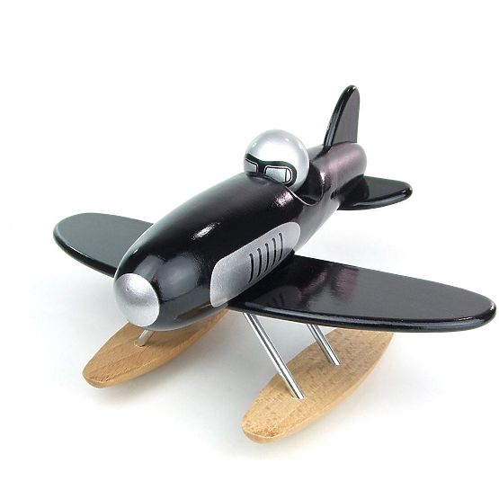Vilac Wooden Seaplane Black