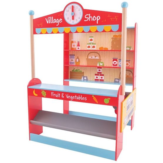Village shop - a huge wooden stall