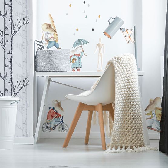 Wall decoration DEKORNIK Little Mouse Street
