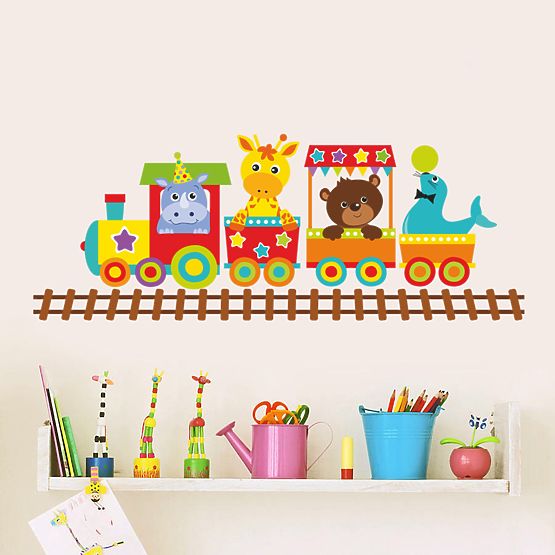 Wall Decoration - Train and Railway Tracks
