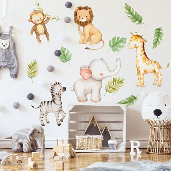 Wall stickers - Safari animals