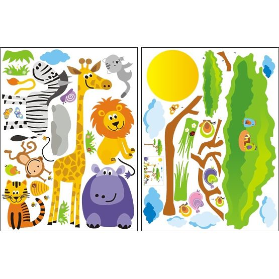 Wall stickers - Safari tree