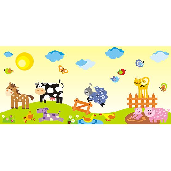 Wallpaper Border - FARM M3 0.5 m2