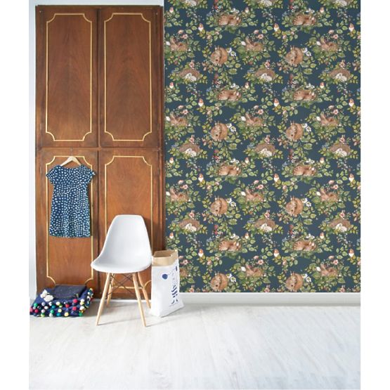 Wallpaper DEKORNIK Little Sleeppy Animals dark
