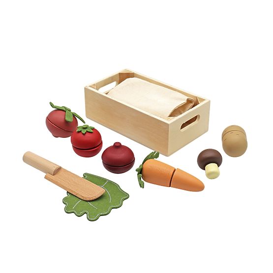 Weggie - Wooden vegetables - slicing