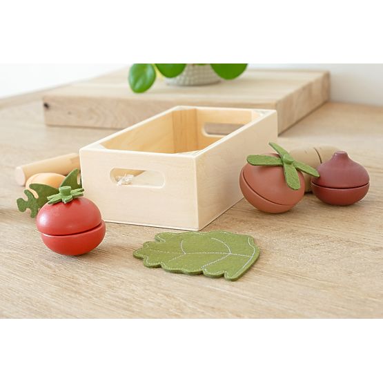 Weggie - Wooden vegetables - slicing