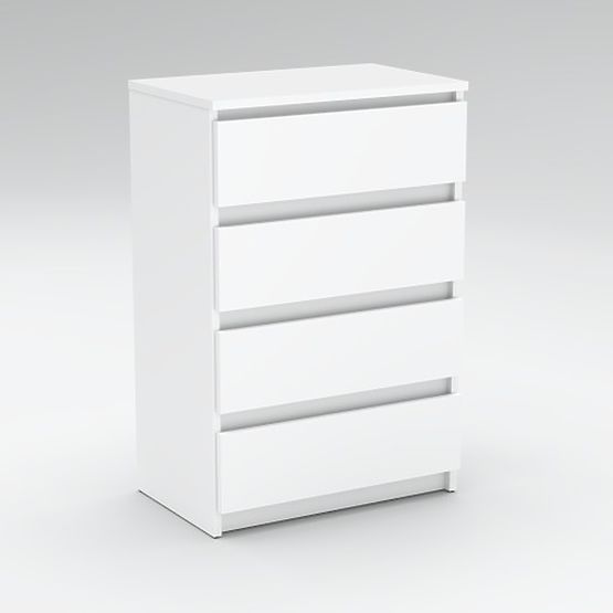 White Simply 4 Dresser
