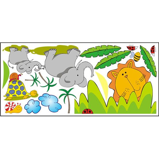Window stickers - Safari pattern 1 - 0,3 m2