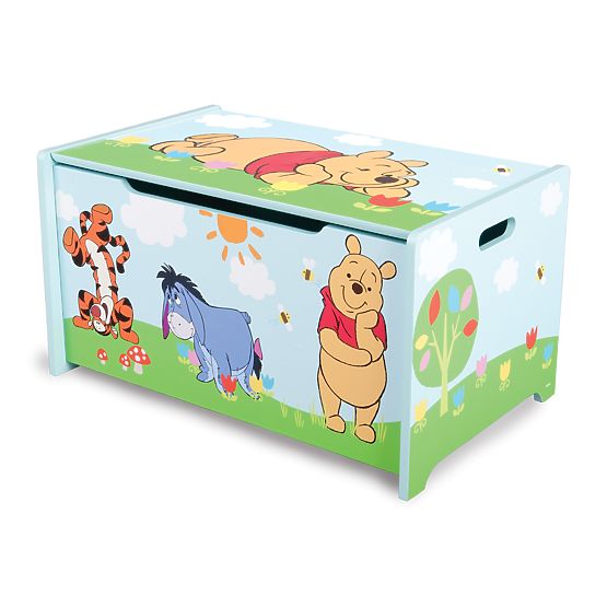 Winnie the Pooh Children's Wooden Toy Chest