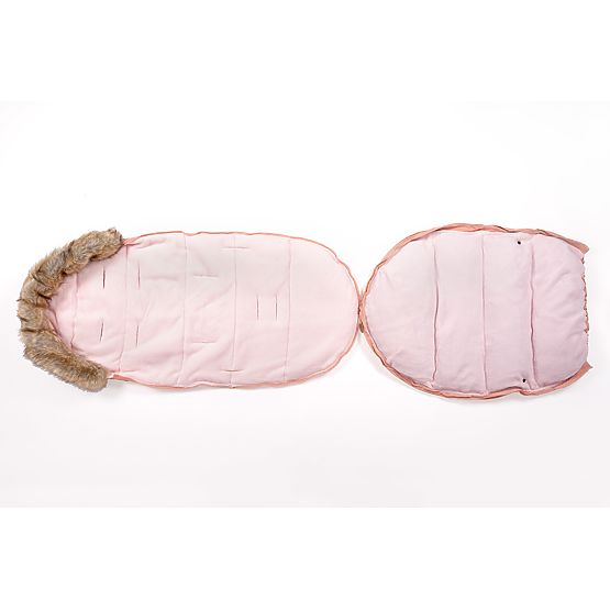 Winter footmuff for the Mouse stroller - old pink