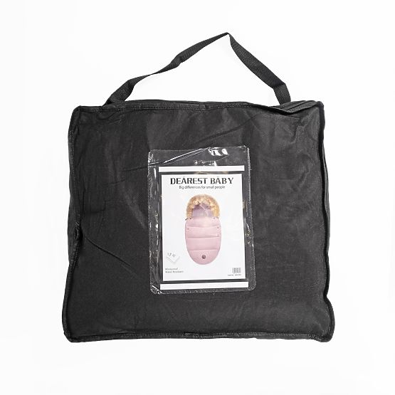 Winter footmuff for the Mouse stroller - old pink