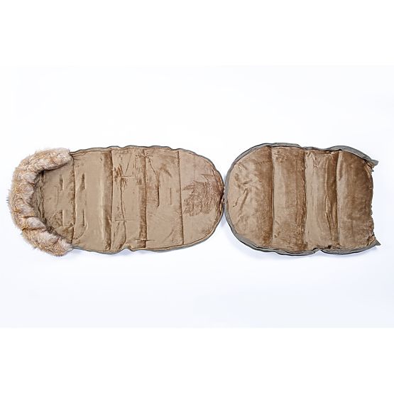 Winter stroller bag Mouse - khaki